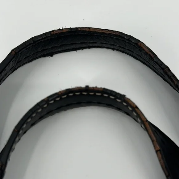 COACH Black & Gray Hampton Signature C Canvas Shoulder Bag Satchel Purse #F12643 - Picture 10 of 14